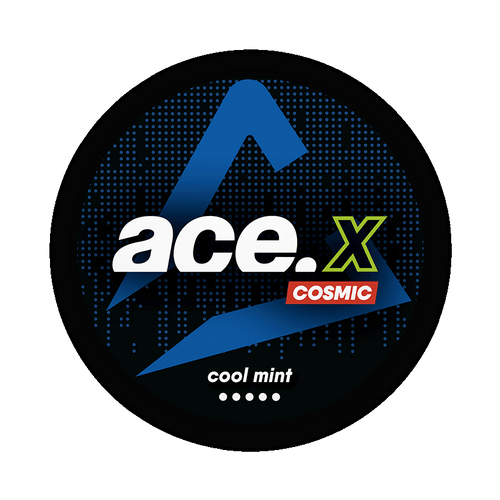 Ace X Cosmic Cool Mint 11,5mg, 5-pakke med nikotinposer