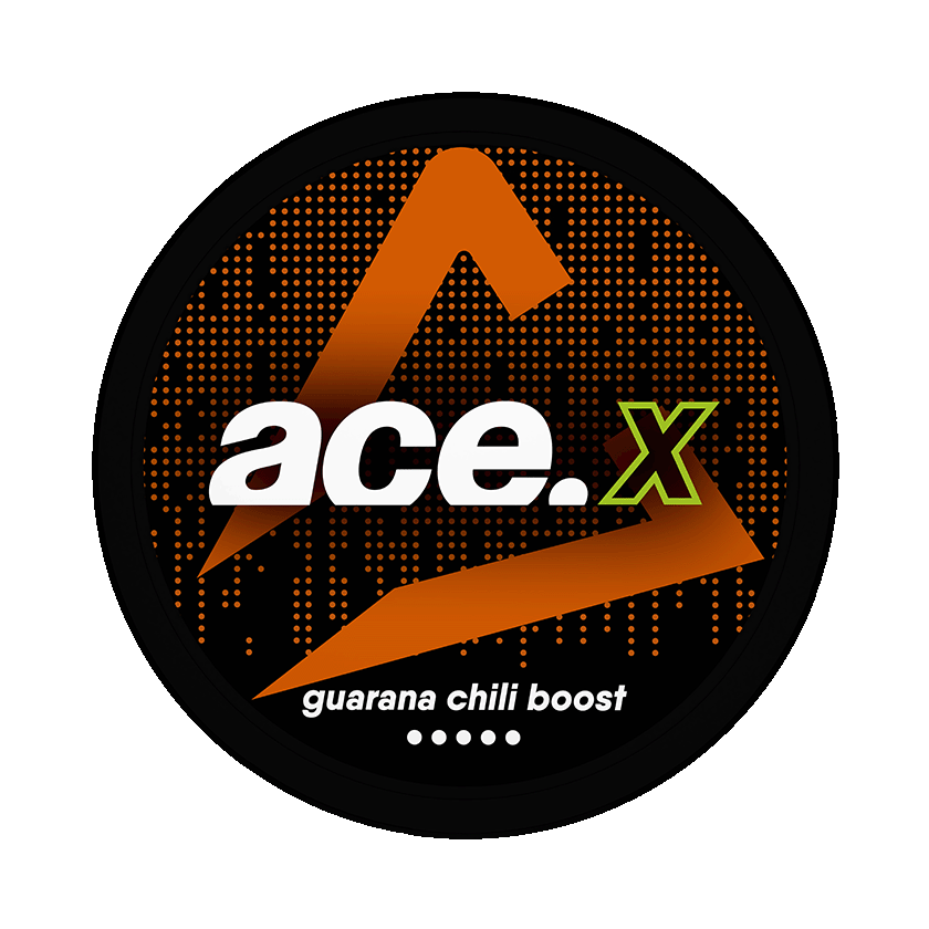 Ace X Guarana Chili Boost 8mg, 5-pakke med nikotinposer