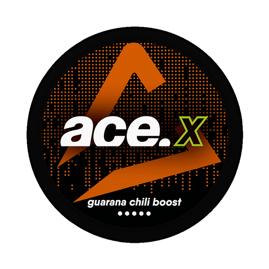 Ace X Guarana Chili Boost 8mg, 5-pakke med nikotinposer