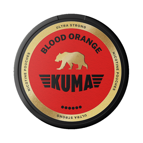KUMA Blood Orange Ultra Strong 11mg, 5-pakke med nikotinposer