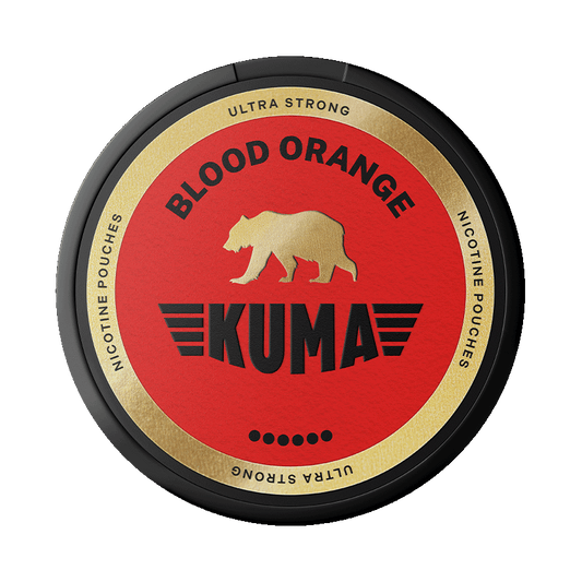 KUMA Blood Orange Ultra Strong 11mg, 5-pakke med nikotinposer