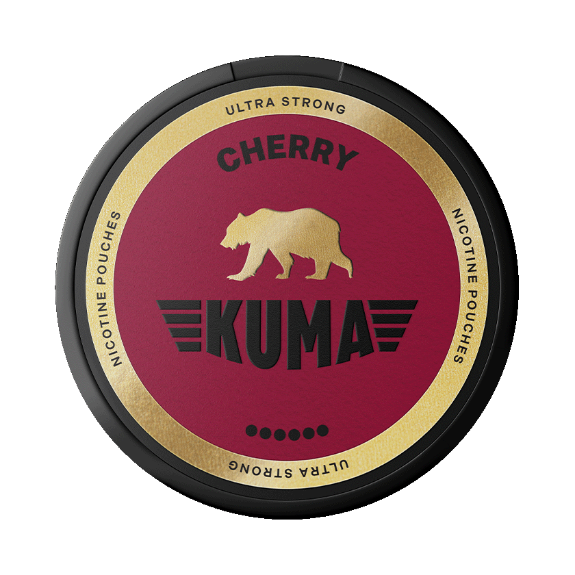 KUMA Cherry Ultra Strong 11mg, 5-pakke med nikotinposer