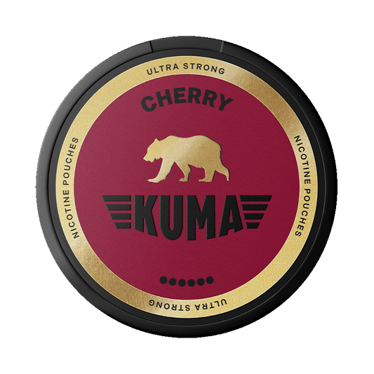 KUMA Cherry Ultra Strong 11mg, 5-pakke med nikotinposer