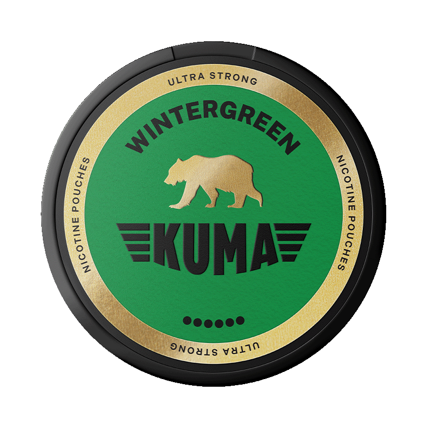 KUMA Wintergreen Ultra Strong 11mg, 5-pakke med nikotinposer