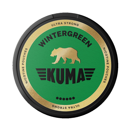 KUMA Wintergreen Ultra Strong 11mg, 5-pakke med nikotinposer