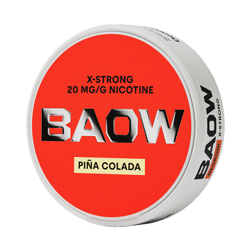 BAOW Piña Colada X-Strong 12mg, 5-pakke med nikotinposer
