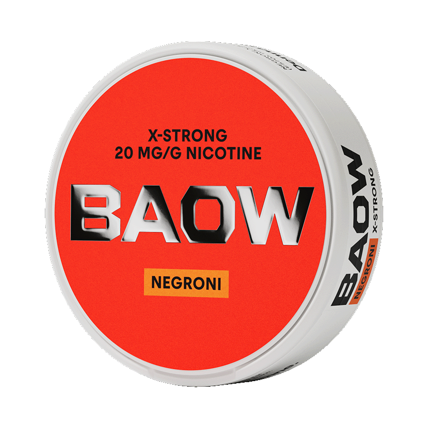 BAOW Negroni X-Strong 12mg, 5-pakke med nikotinposer