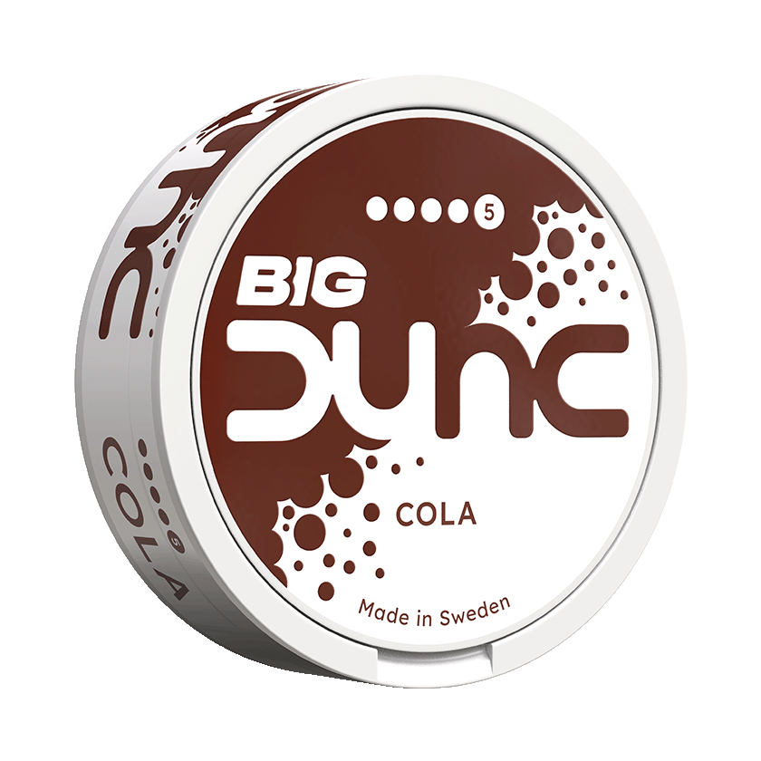 DUNC Big Cola 16mg, 5-pakke med nikotinposer
