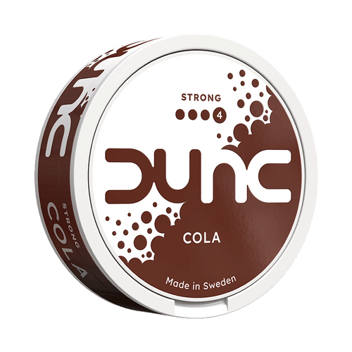 DUNC Cola Strong 8mg, 5-pakke med nikotinposer
