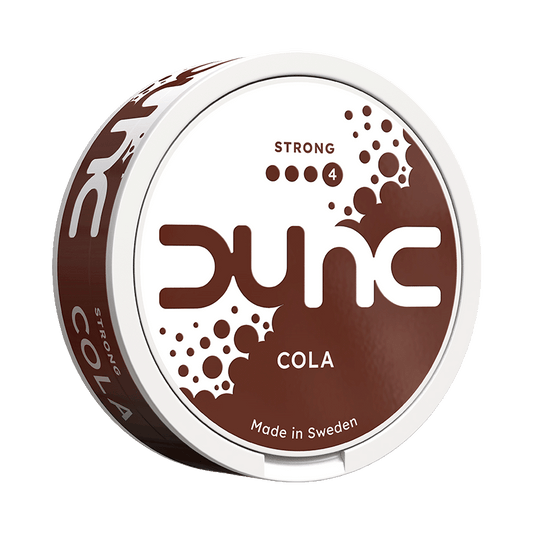 DUNC Cola Strong 8mg, 5-pakke med nikotinposer
