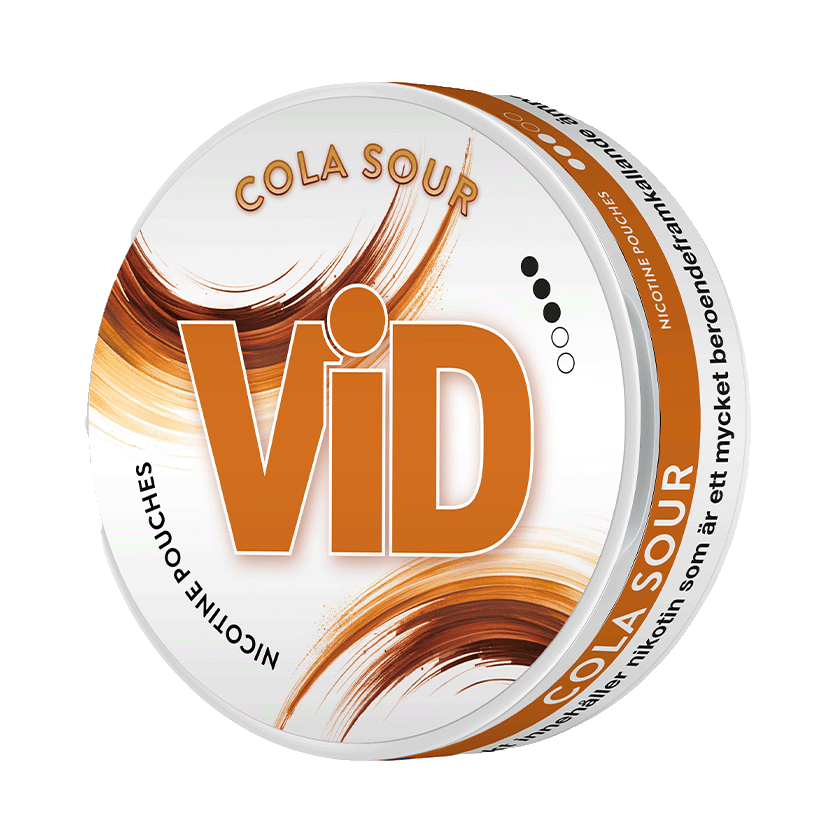 VID Cola Sour 7,2mg, 5-pakke med nikotinposer