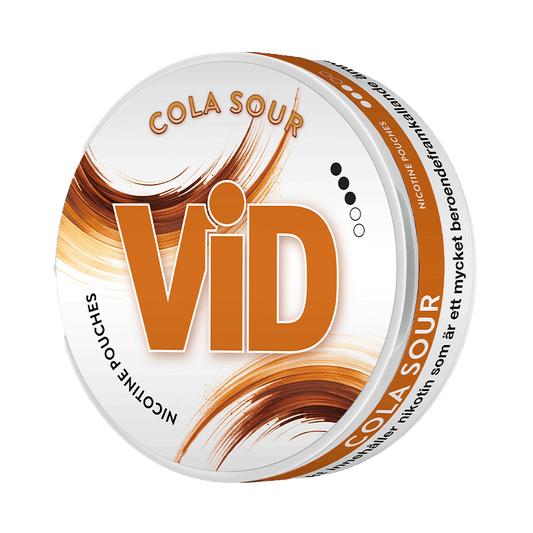 VID Cola Sour 7,2mg, 5-pakke med nikotinposer
