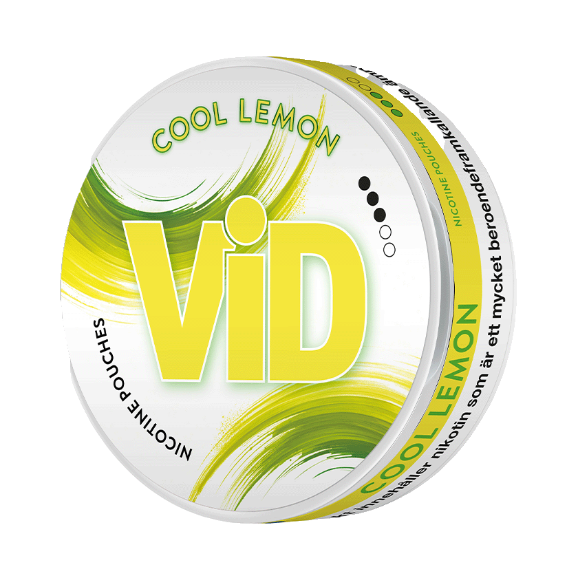 VID Cool Lemon 7,2mg, 5-pakke med nikotinposer