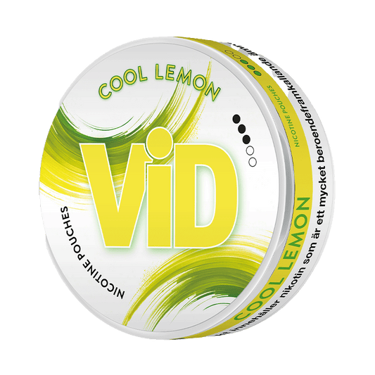 VID Cool Lemon 7,2mg, 5-pakke med nikotinposer