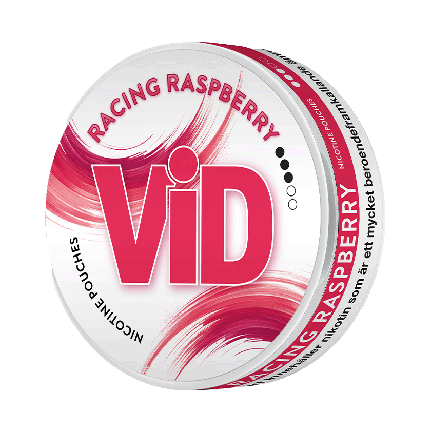 VID Racing Raspberry 7,2mg, 5-pakke med nikotinposer