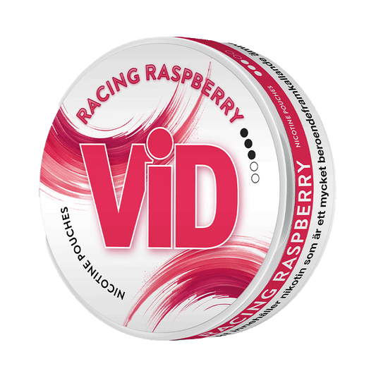 VID Racing Raspberry 7,2mg, 5-pakke med nikotinposer