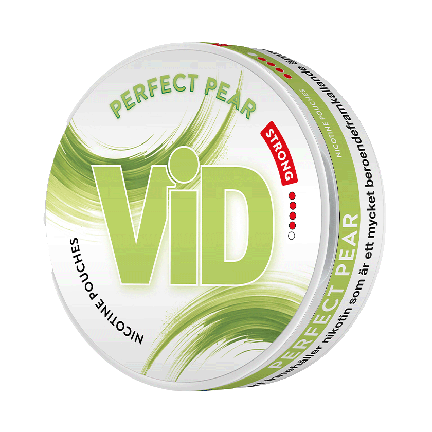 VID Perfect Pear Strong 9,6mg, 5-pakke med nikotinposer