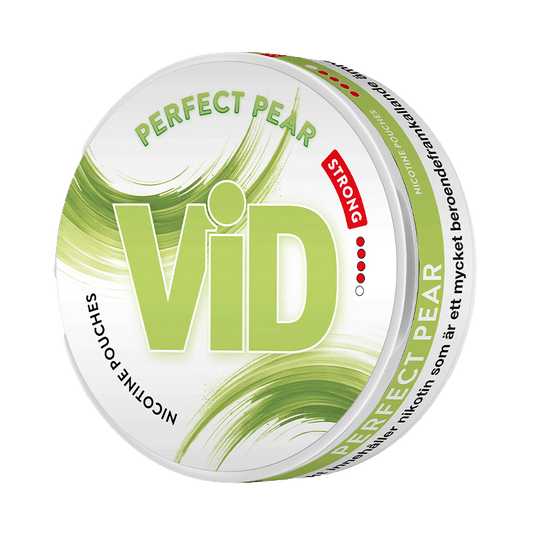 VID Perfect Pear Strong 9,6mg, 5-pakke med nikotinposer