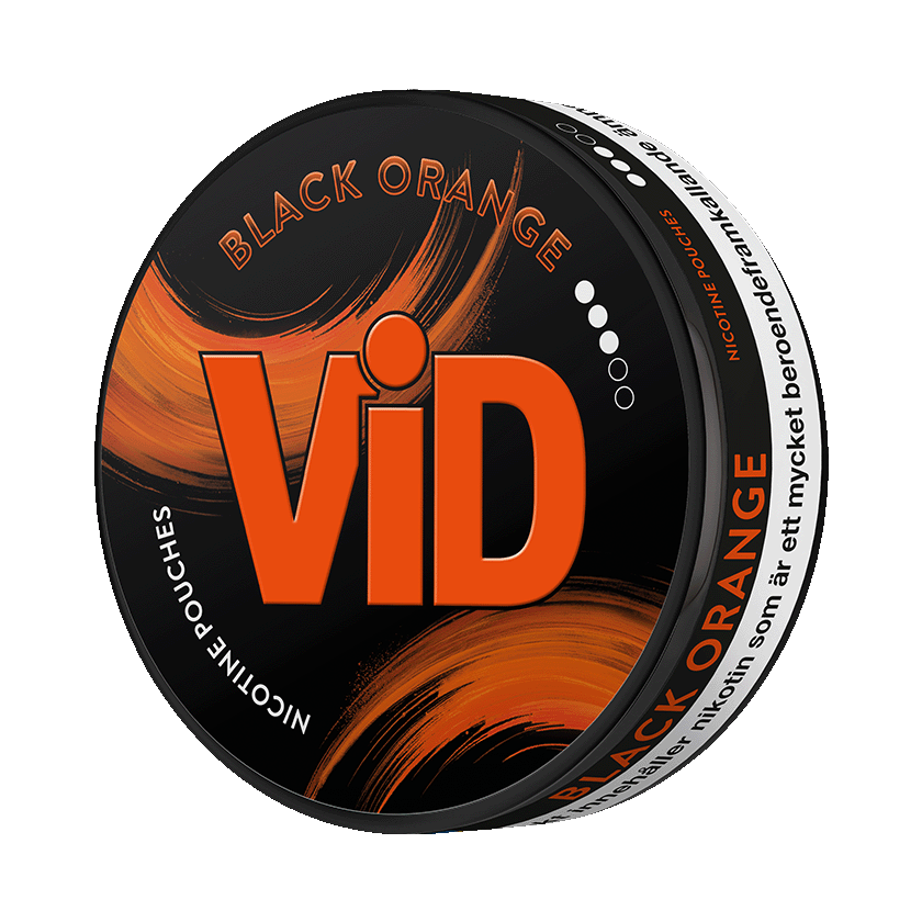 VID Black Orange 7,2mg, 5-pakke med nikotinposer