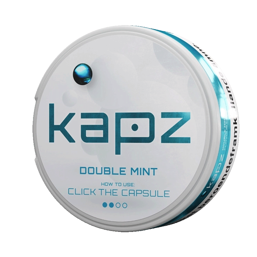 Kapz Double Mint Mini 4mg, 5-pakke med nikotinposer