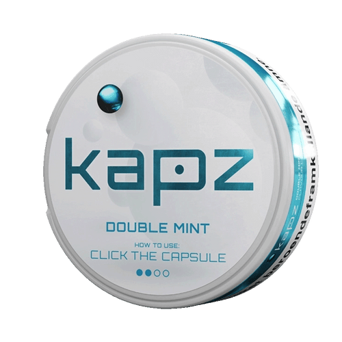 Kapz Double Mint Mini 4mg, 5-pakke med nikotinposer