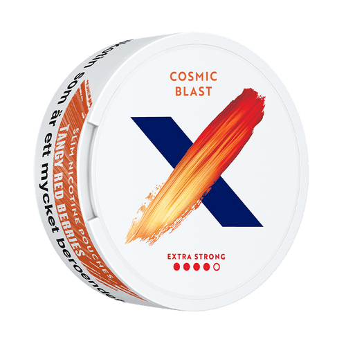 X Cosmic Blast Extra Strong 10mg, 5-pakke med nikotinposer