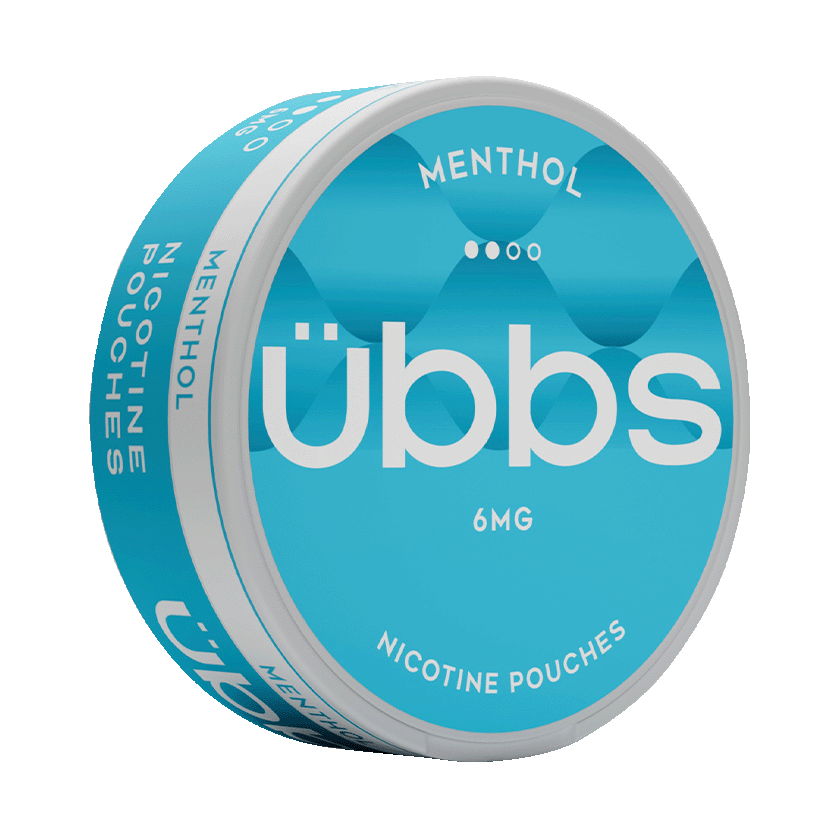 Übbs Menthol 6mg, 5-pakke med nikotinposer