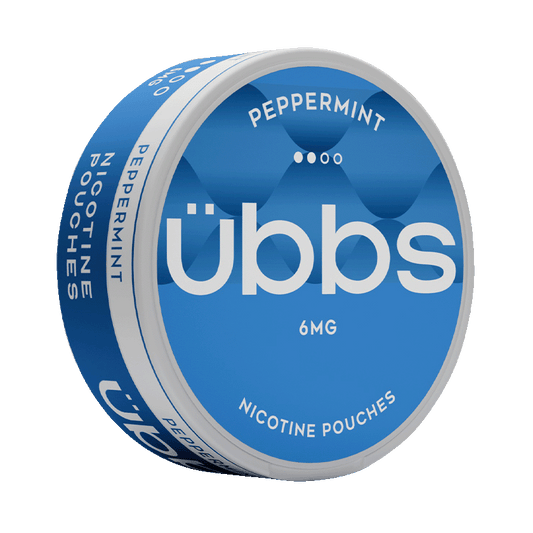 Übbs Peppermint 6mg, 5-pakke med nikotinposer