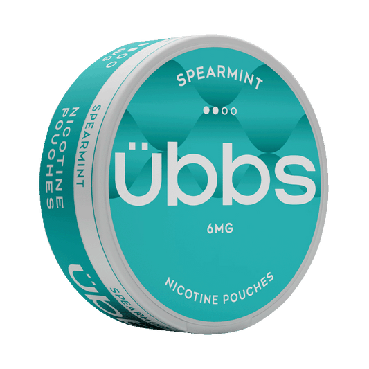 Übbs Spearmint 6mg, 5-pakke med nikotinposer