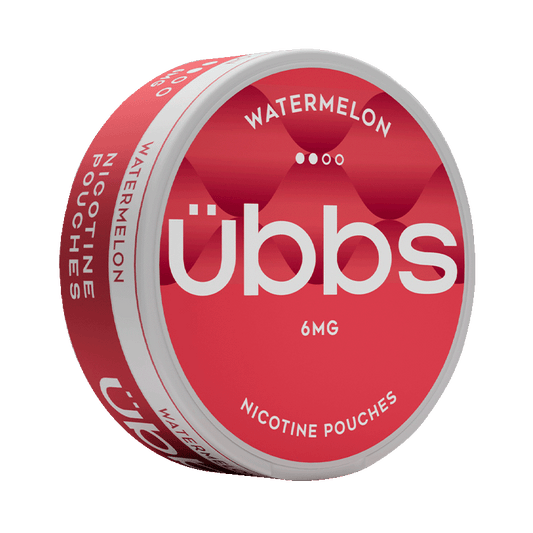 Übbs Watermelon 6mg, 5-pakke med nikotinposer