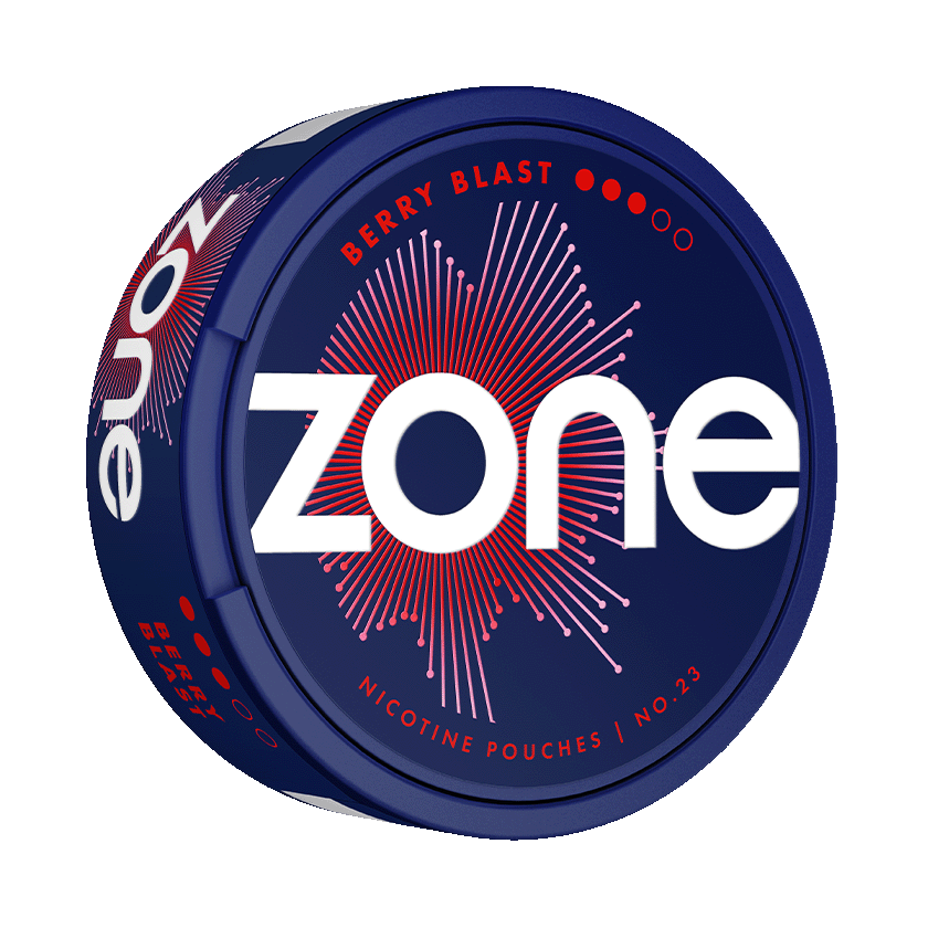 ZONE No23 Berry Blast 10mg, 5-pakke med nikotinposer