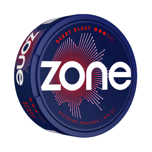 ZONE No23 Berry Blast 10mg, 5-pakke med nikotinposer