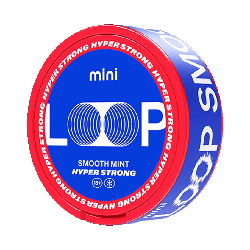LOOP Smooth Mint Hyper Strong Mini 10,5mg, 5-pakke med nikotinposer