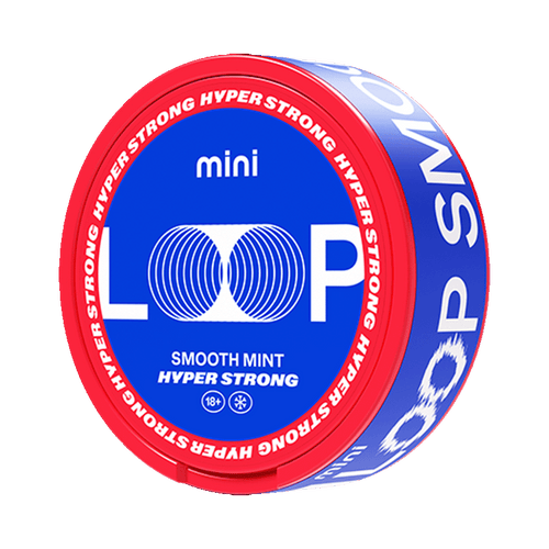 LOOP Smooth Mint Hyper Strong Mini 10,5mg, 5-pakke med nikotinposer