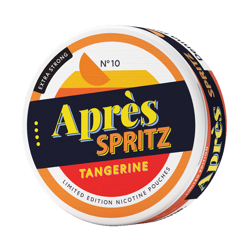 Après No.10 Tangerine Spritz Extra Strong 8,3mg, 5-pakke med nikotinposer