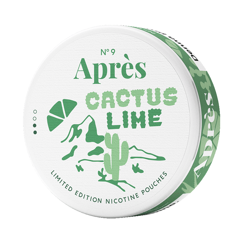 Après No.9 Cactus Lime 4,4mg, 5-pakke med nikotinposer