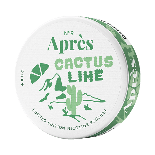 Après No.9 Cactus Lime 4,4mg, 5-pakke med nikotinposer