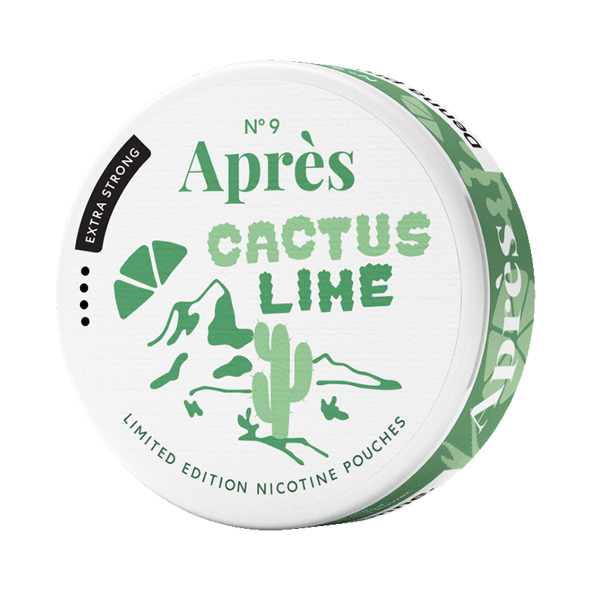 Après No.9 Cactus Lime Extra Strong 8,3mg, 5-pakke med nikotinposer