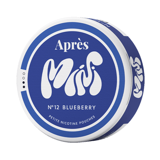 Après No.12 Blueberry Mini 3,2mg, 5-pakke med nikotinposer