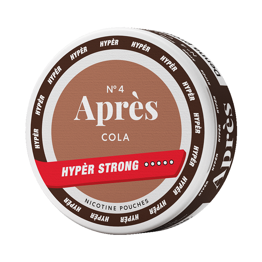 Après No.4 Cola Hypèr Strong 11mg, 5-pakke med nikotinposer