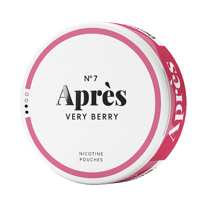 Après No.7 Very Berry 4,4mg, 5-pakke med nikotinposer