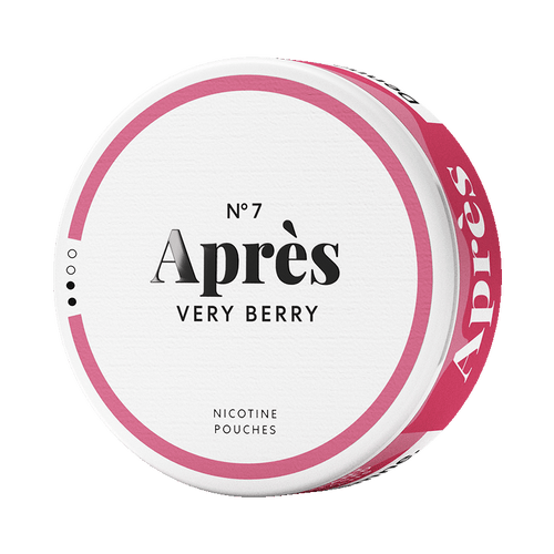 Après No.7 Very Berry 4,4mg, 5-pakke med nikotinposer