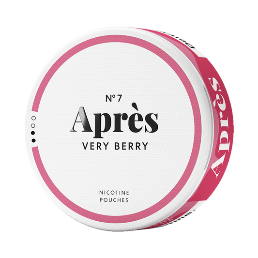 Après No.7 Very Berry 4,4mg, 5-pakke med nikotinposer