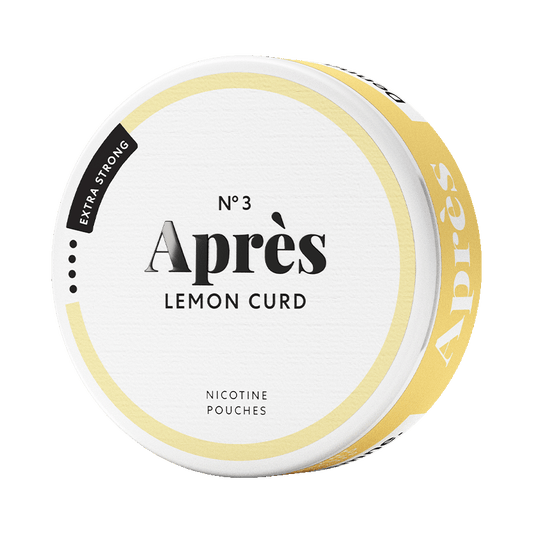 Après No.3 Lemon Curd Extra Strong 8,3mg, 5-pakke med nikotinposer