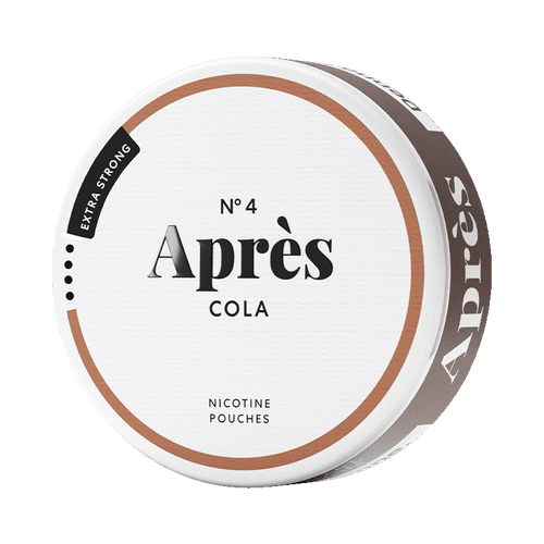 Après No.4 Cola Extra Strong 8,3mg, 5-pakke med nikotinposer