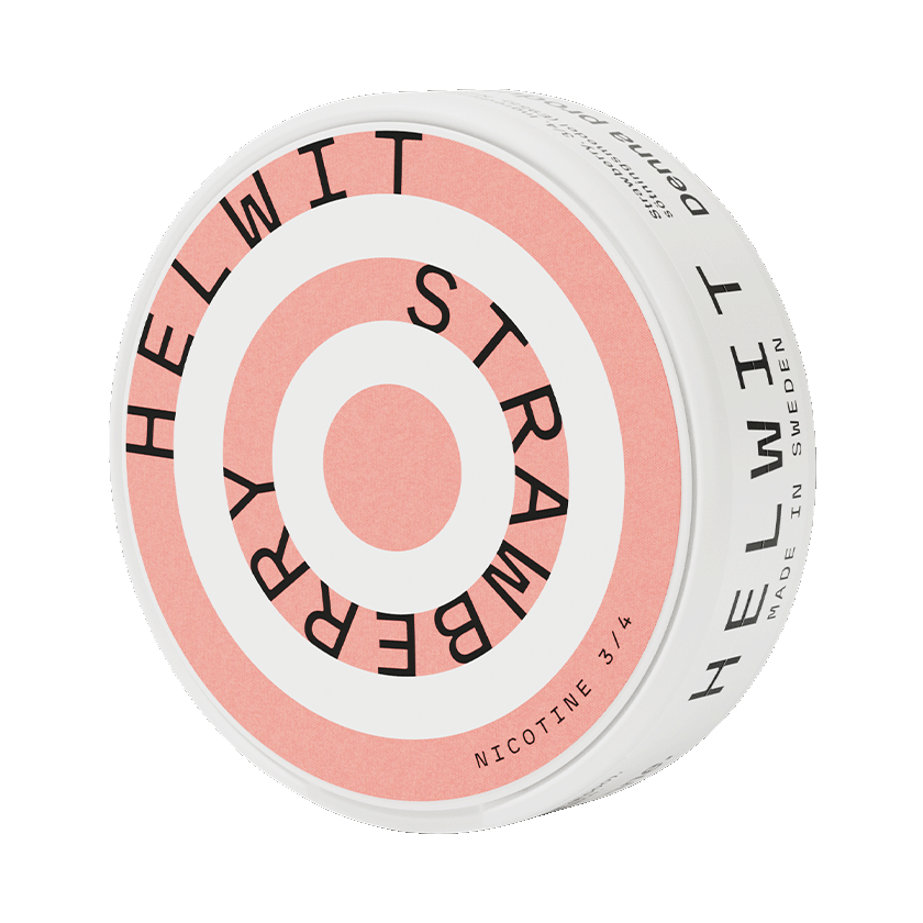 Helwit Strawberry 4,5mg, 5-pakke med nikotinposer