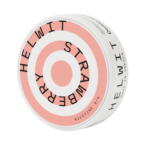 Helwit Strawberry 4,5mg, 5-pakke med nikotinposer
