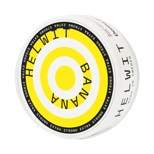 Helwit Banana Extra Strong 7,5mg, 5-pakke med nikotinposer