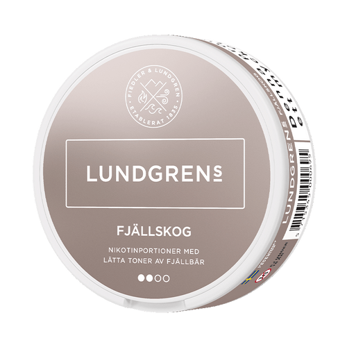 Lundgrens Fjällskog 8mg, 5-pakke med nikotinposer