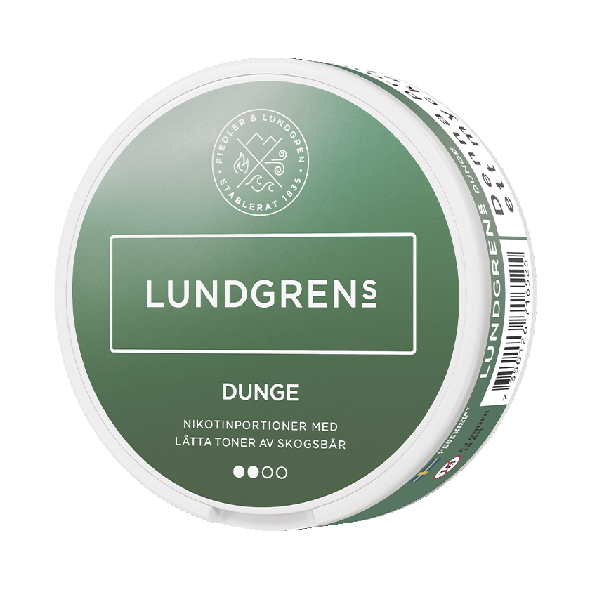 Lundgrens Dunge 8mg, 5-pakke med nikotinposer